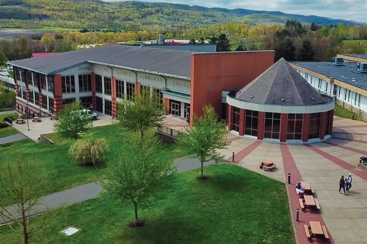 Students at Luzerne County Community College