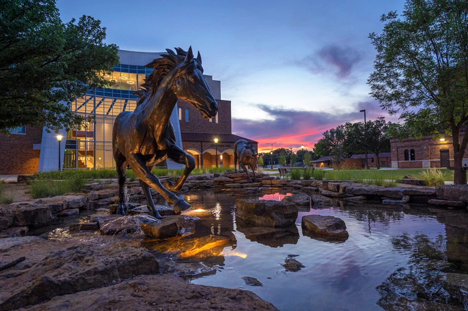 View of the Midwestern State University campus