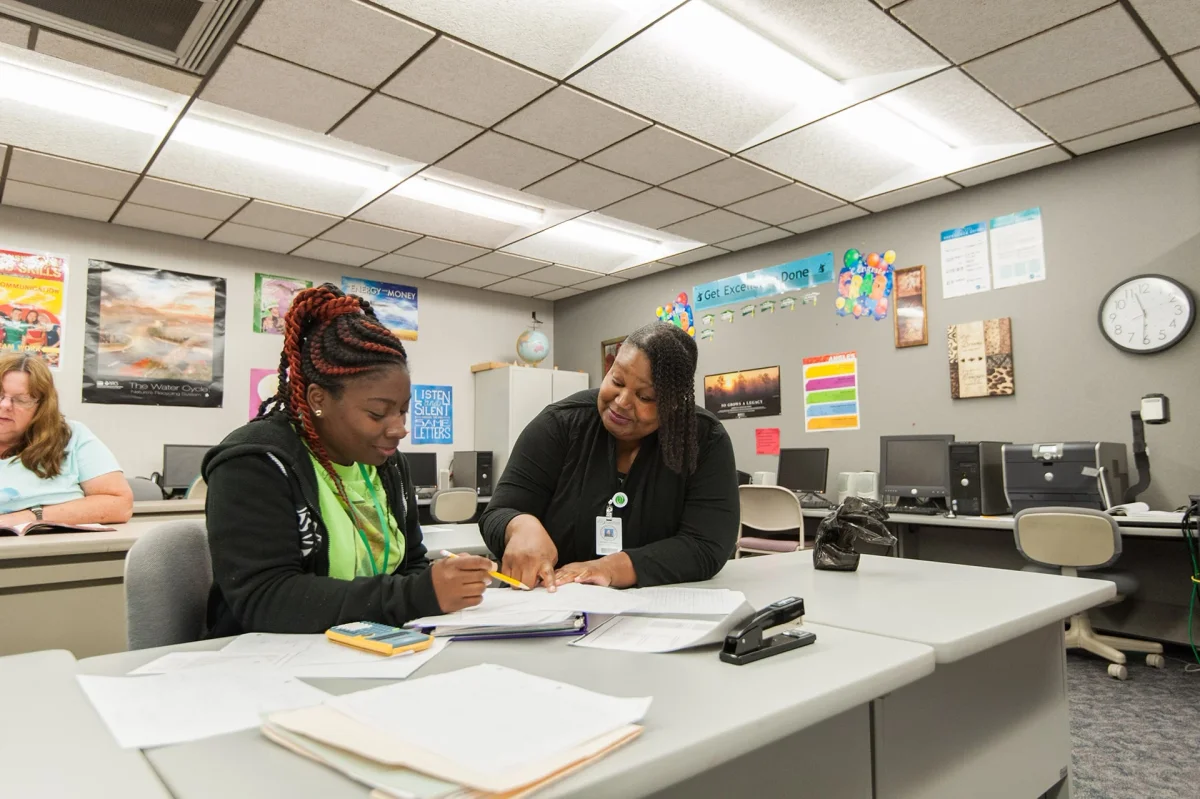 Students at Oconee Fall Line Technical College
