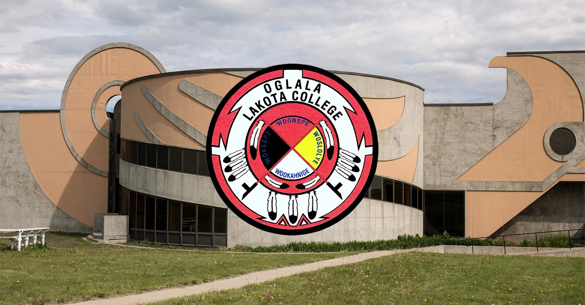Oglala Lakota College campus building