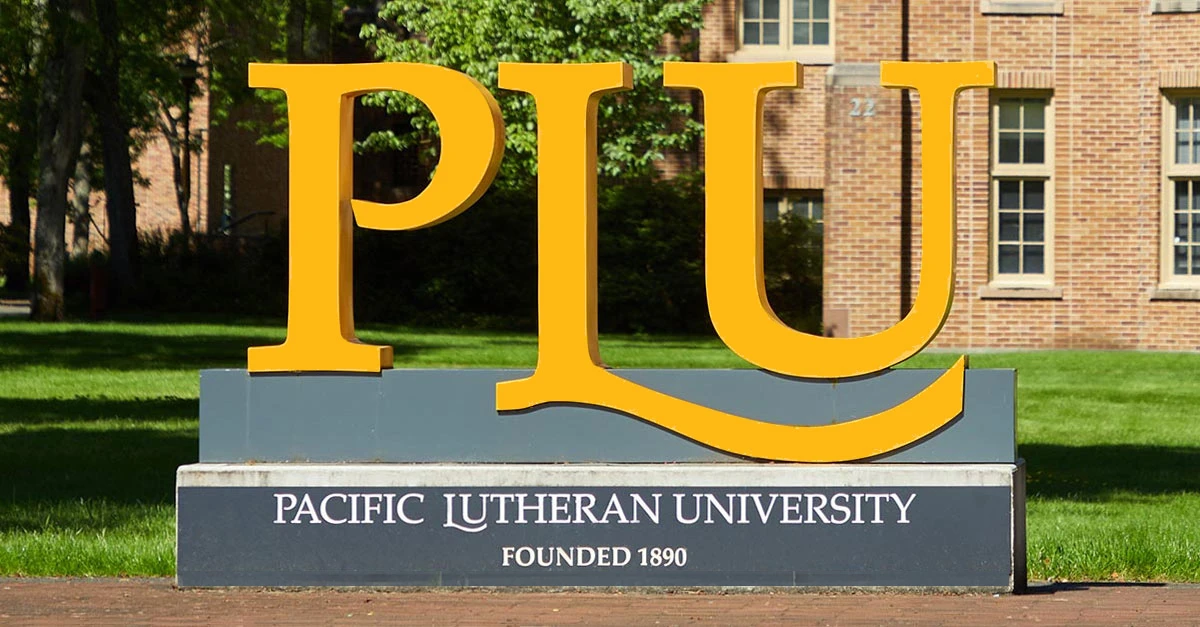 Pacific Lutheran University campus from the outside