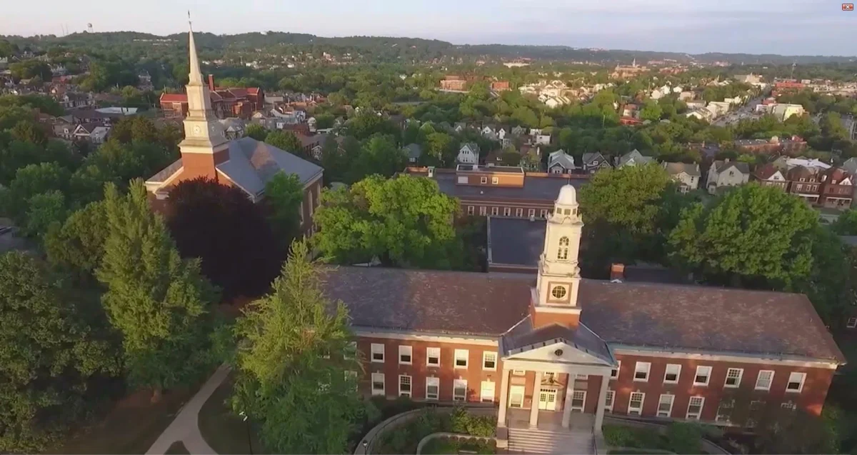 Pittsburgh Theological Seminary campus from the outside
