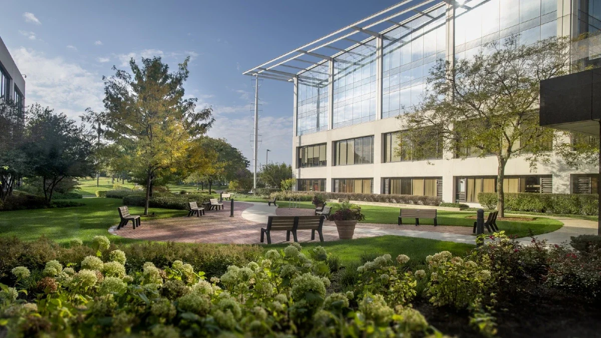 View of the Rosalind Franklin University of Medicine and Science campus