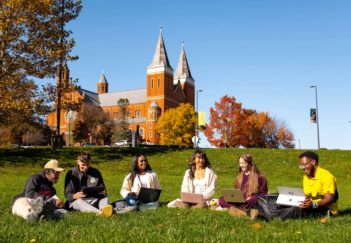 The Saint Vincent College campus grounds