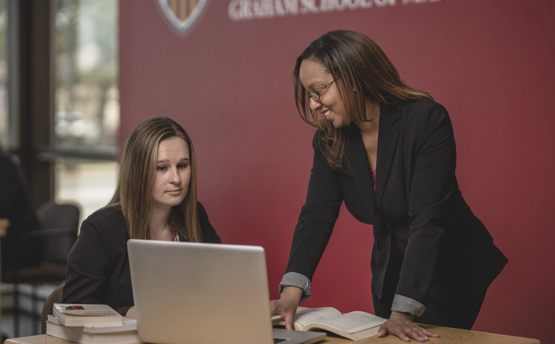 Students at Saint Xavier University