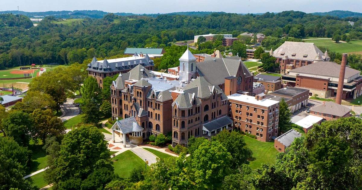 Seton Hill University main campus view