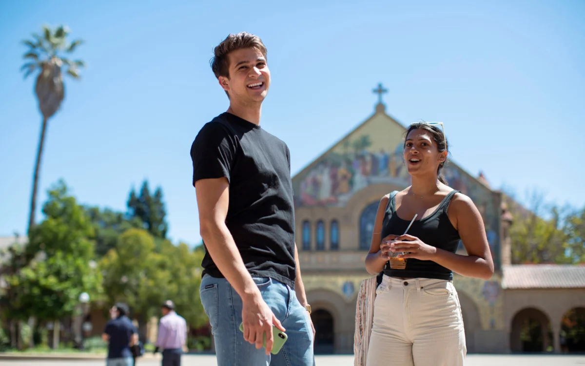 Stanford University main campus view
