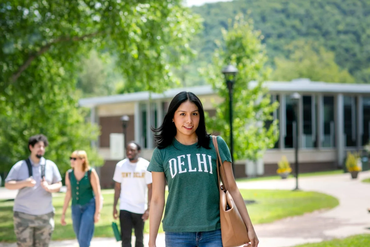 SUNY Delhi campus and surroundings