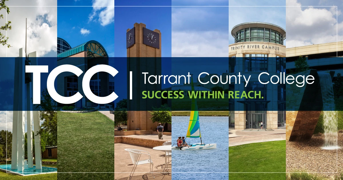 Tarrant County College campus from the outside