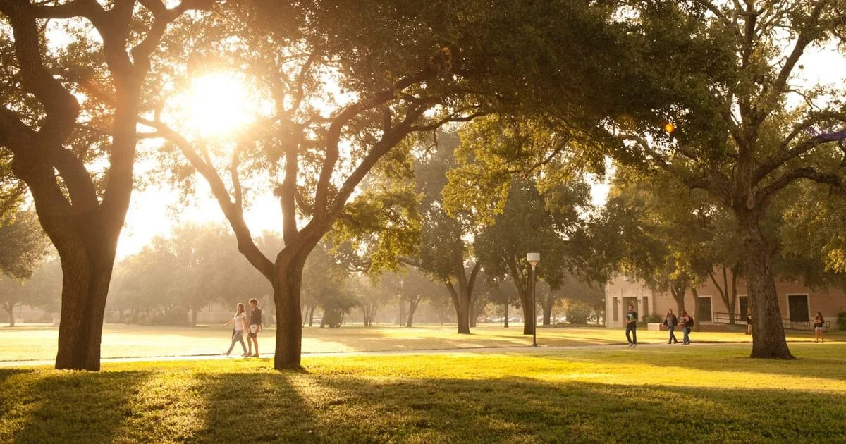 Front view of Texas Lutheran University