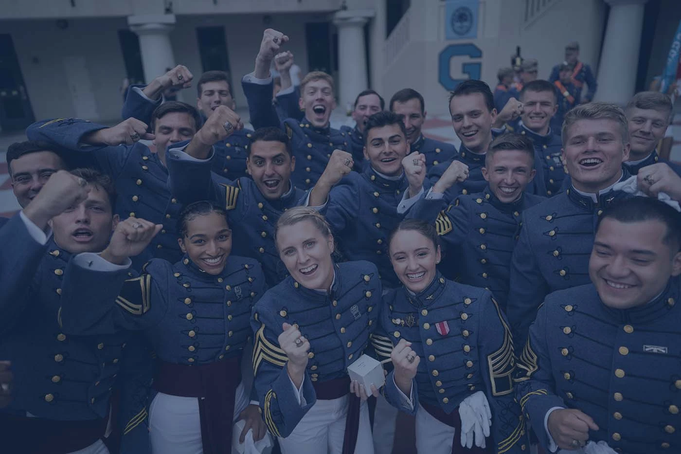 Approach to The Citadel, The Military College of South Carolina campus