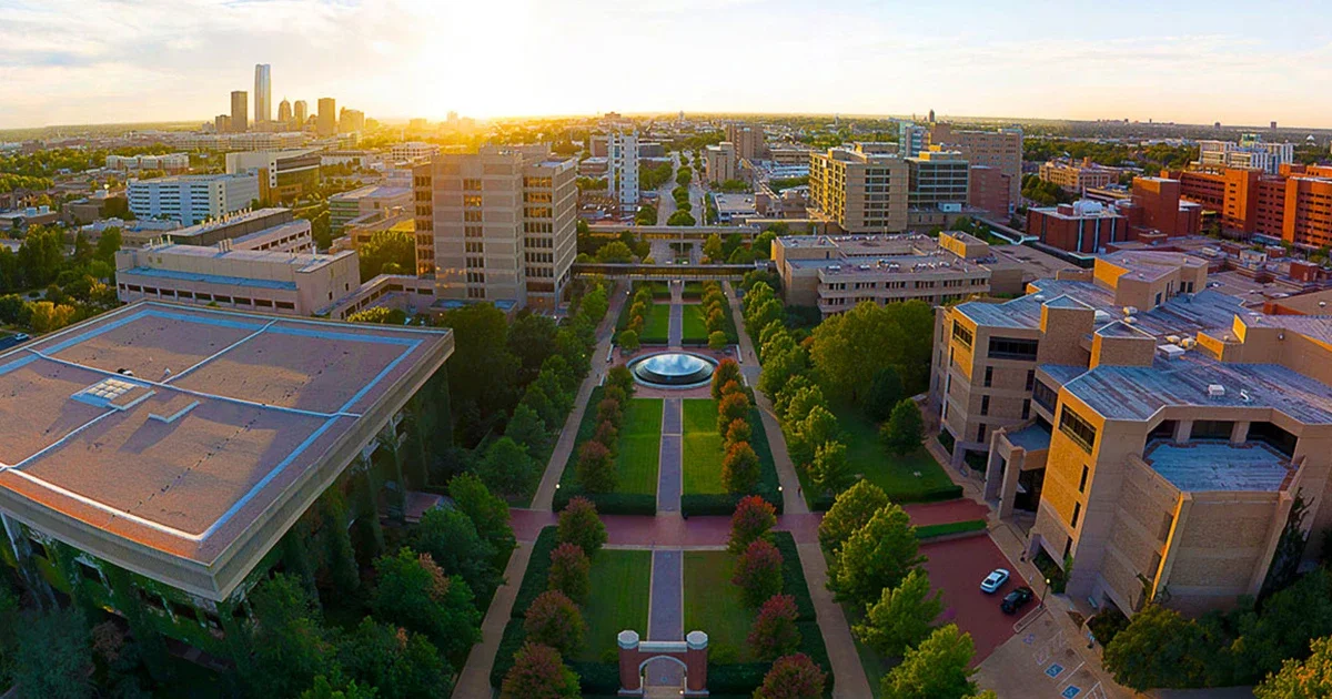 Approach to The University of Oklahoma Health Sciences Center campus