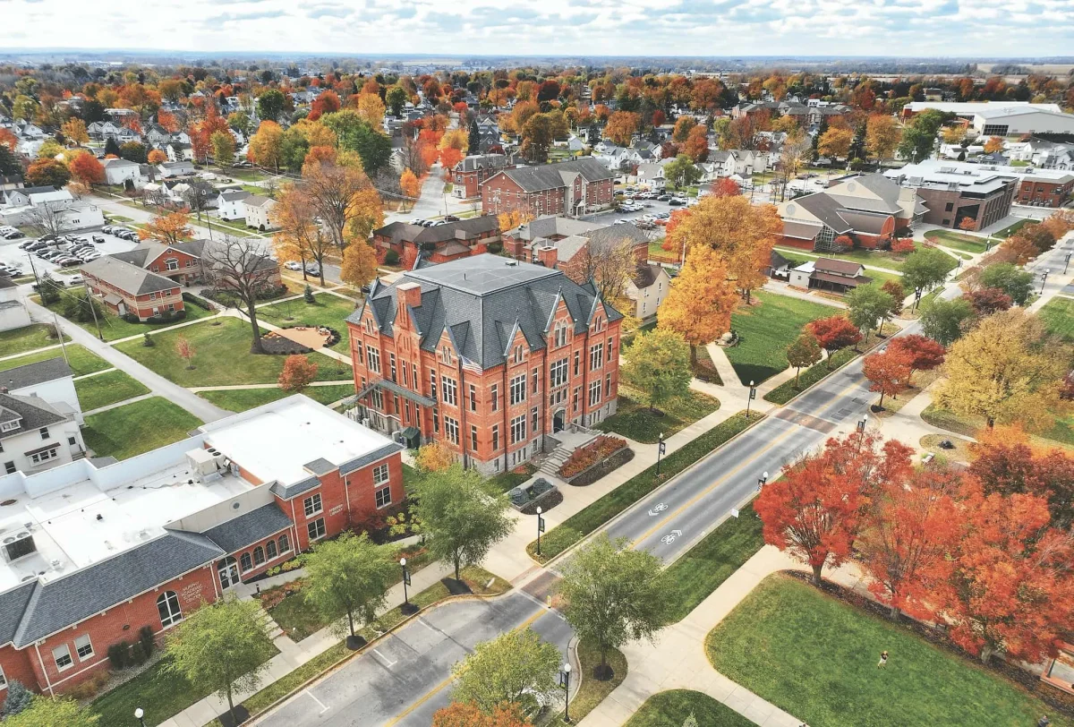 Tiffin University community on campus