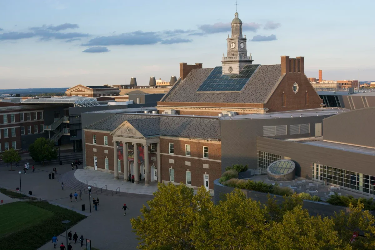 University of Cincinnati main campus view