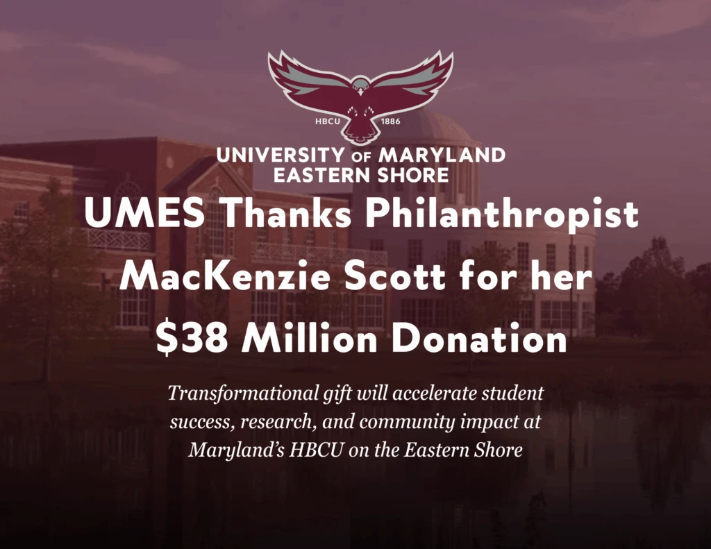 The University of Maryland Eastern Shore campus grounds