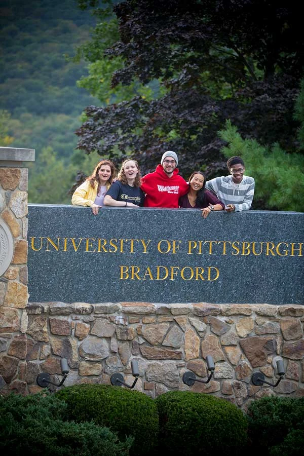University of Pittsburgh at Bradford campus and surroundings