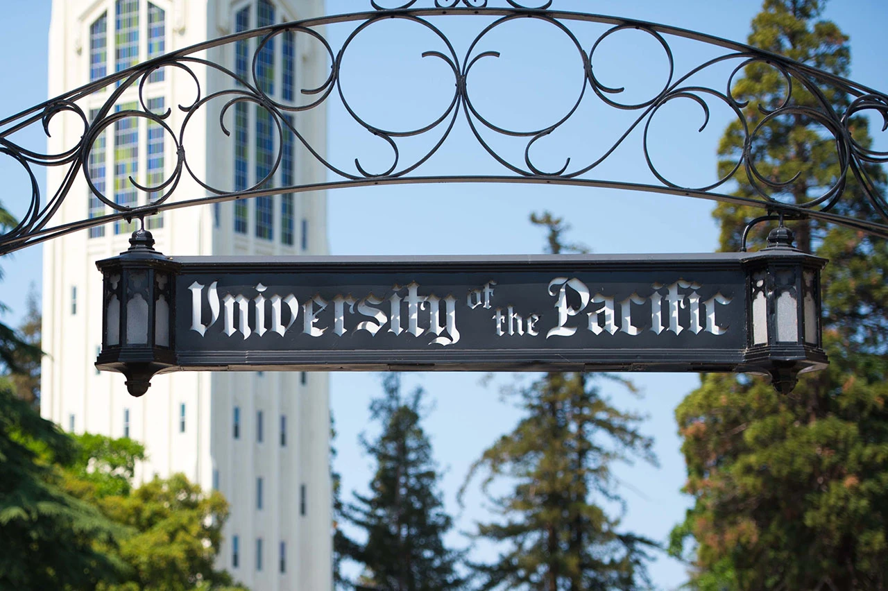 Approach to University of the Pacific campus