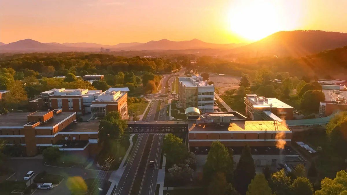 Around Virginia Western Community College campus