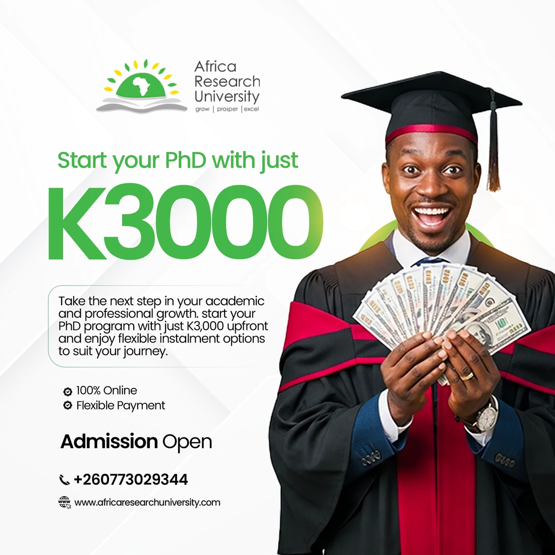 Africa Research University campus scene